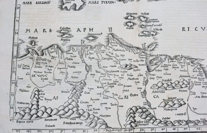 north africa morocco map